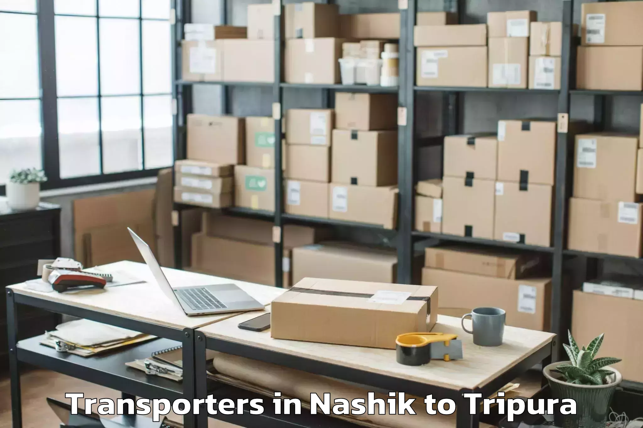 Hassle-Free Nashik to Icfai University Tripura Agart Transporters